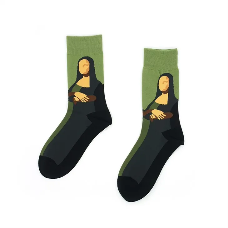 Iseloomuga puuvillased sokid